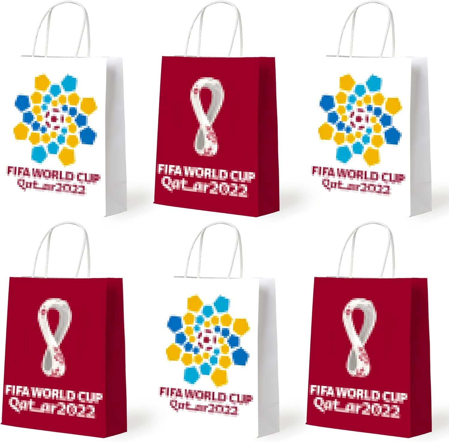 BELATO 16pcs World Party Bags Football Party Candy Favor