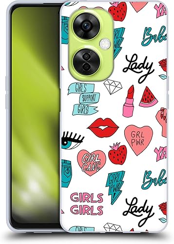 Head Case Designs Officially Licensed Andrea Lauren Design Girl Power Lady Like Soft Gel Case Compatible with OnePlus Nord CE 3 Lite 5G
