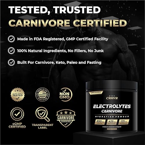 Miniatura 4 de Electrolitos  Polvo de hidratación de alto contenido de sodio  850 mg de sodio, 425 mg de potasio, 125 mg de magnesio  Sin azúcar, sin carbohidratos