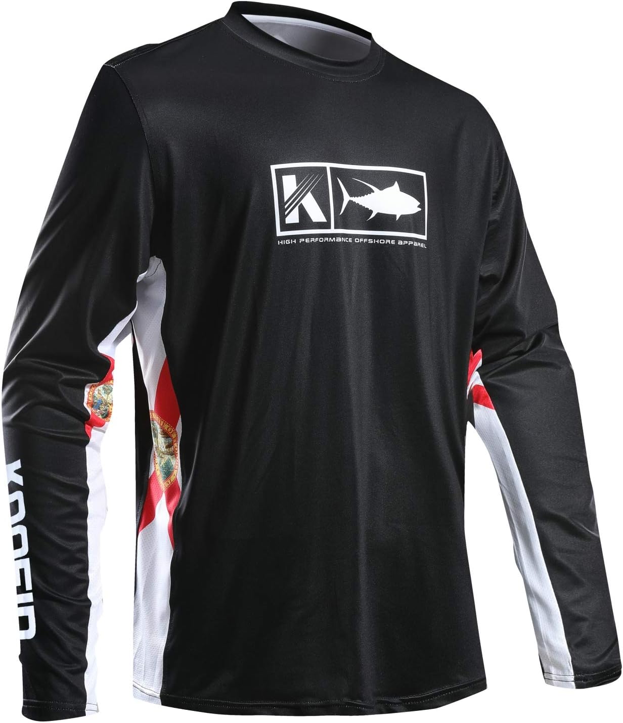 Performance Fishing Shirt Vented Long Sleeve Sunblock Shirt with Mesh