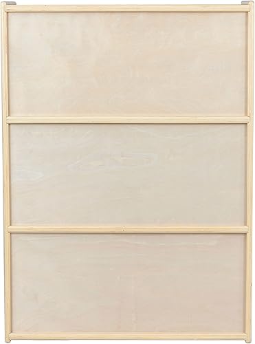 Miniatura 12 de Estantería de tres estantes para niños, 41.5 pulgadas de alto x 24 pulgadas de ancho x 11.5 pulgadas de profundidad, estantes resistentes de madera