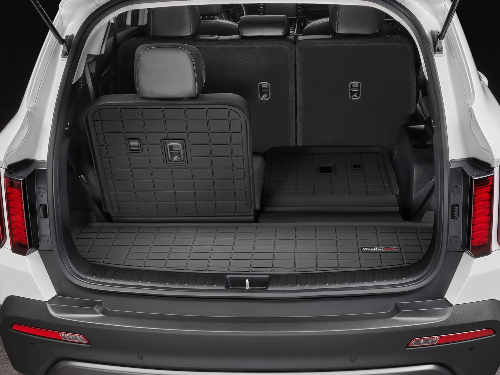 Weathertech Passgenaue Kofferraummatte kompatibel mit Kia Sorento 4.Gen 7-Sitzer 2021-22 | Schwarz