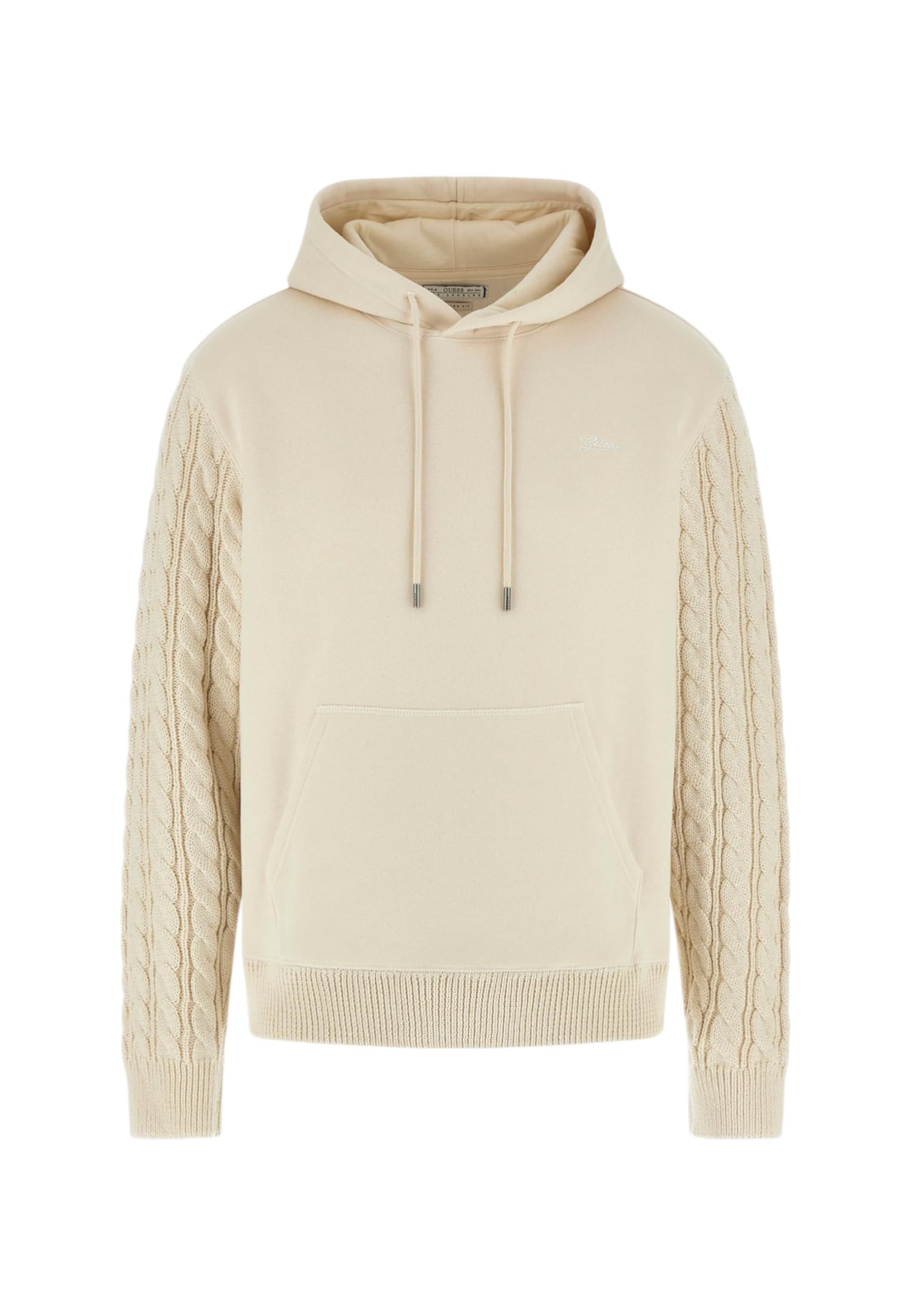 Guess Felpa Bianco Sporco Panna Xl-image