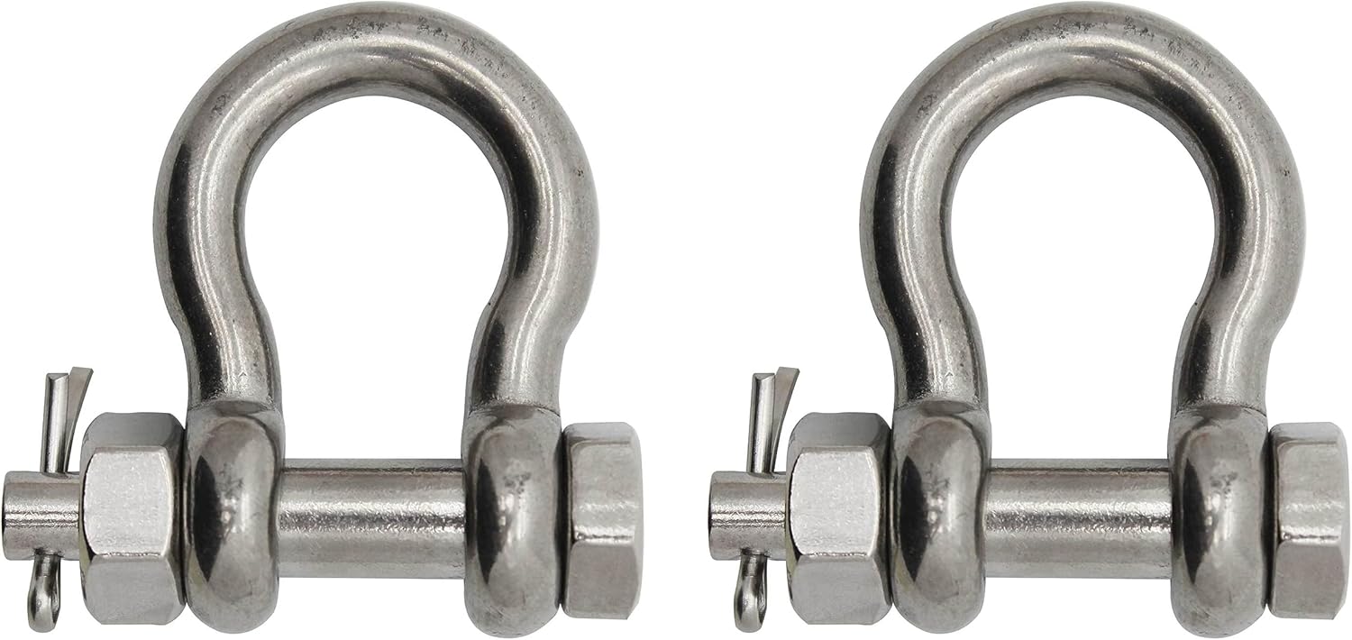Extreme Max 3006.8384 BoatTector Stainless Steel Bolt-Type Anchor Shackle - 3/4"
