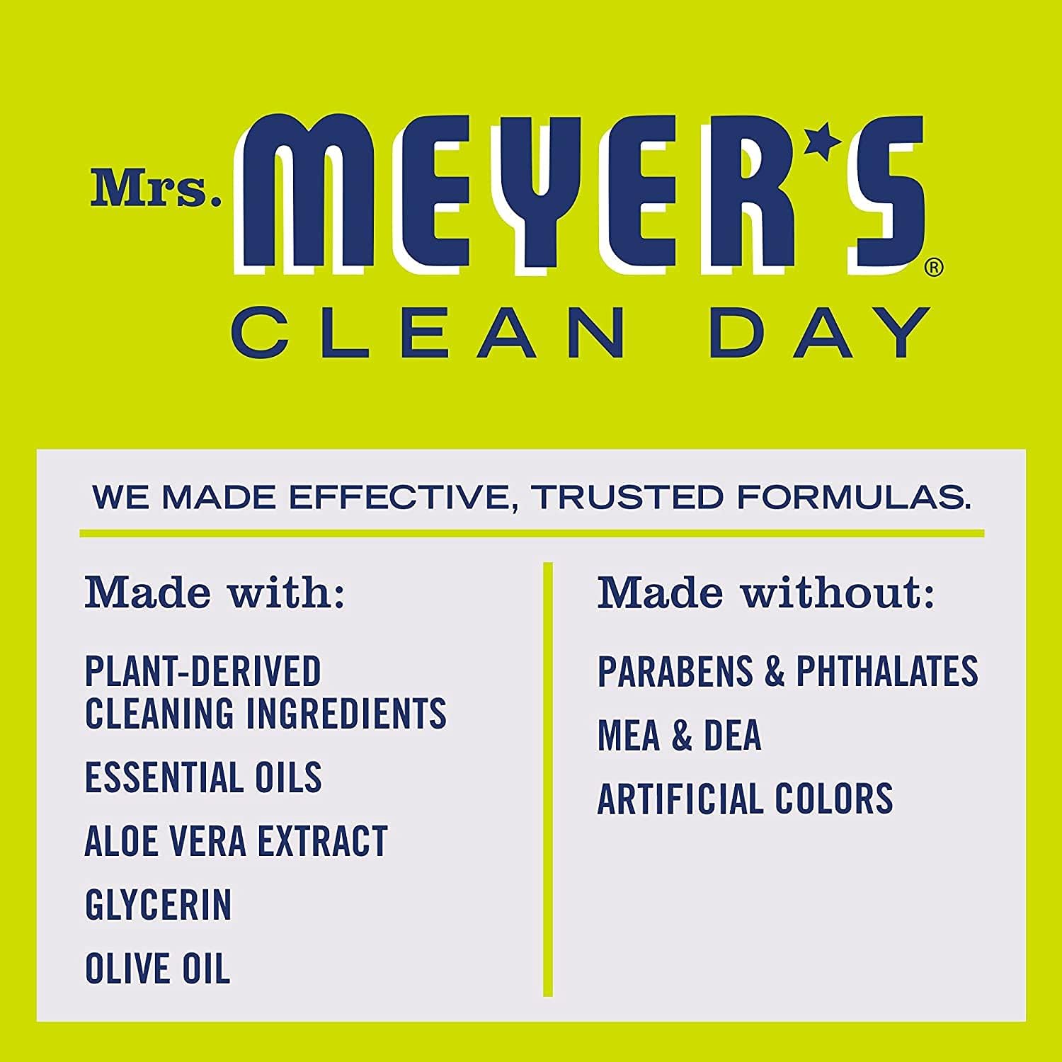 Mrs. Meyer's Baking Soda Cream Cleaner, Lemon Verbena, 12 Fl Oz (Pack of 8)