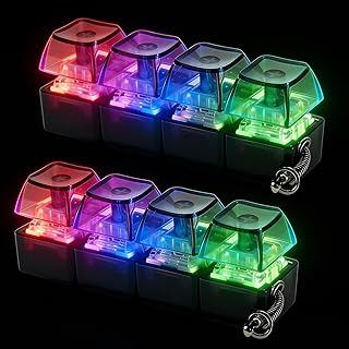 2 stycken tangentbords-fidget-leksaker, 4-knappars -fidget keyboard-nyckelringar, fidget toys vuxna med LED- , stressminskning avslappningsnyckelring - Amazon Deal & Rabatt