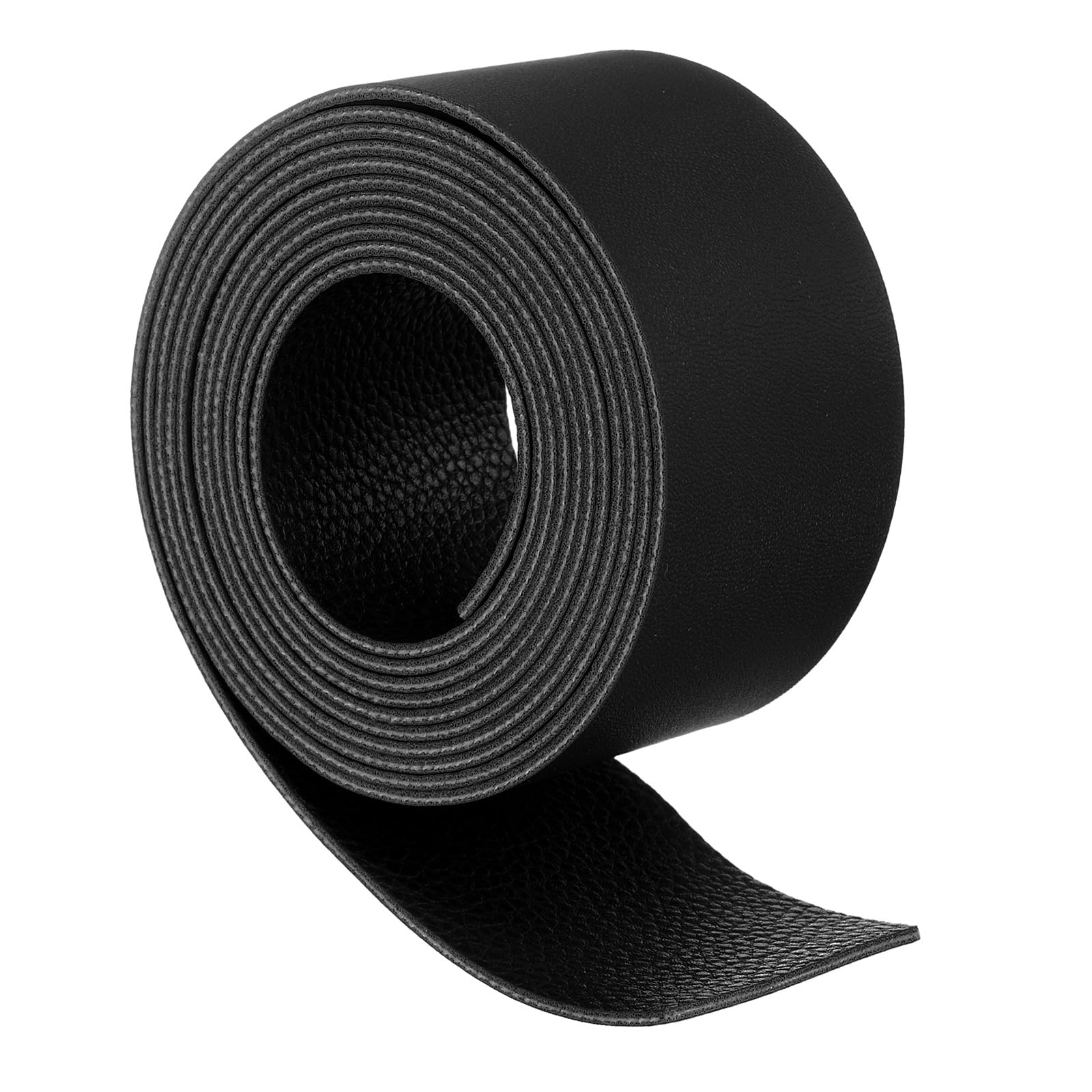 Correas de cuero negro para manualidades y fabricación de bolsas hechas a mano