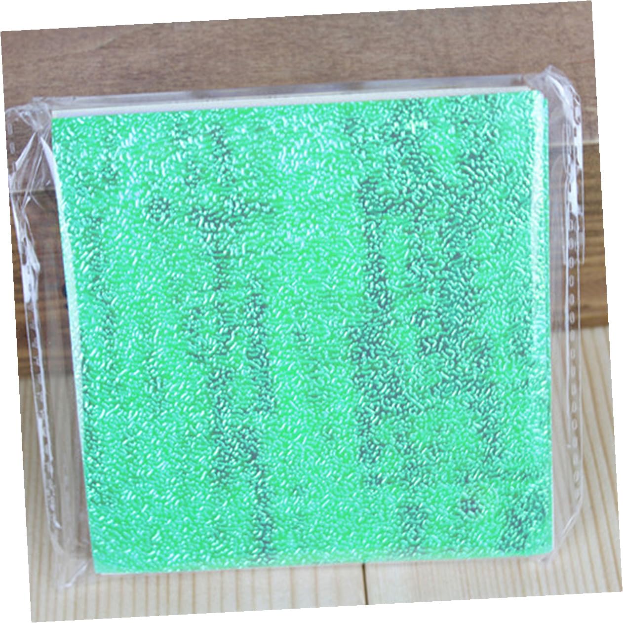 100 Stück Schimmerndes Faltpapier Buntes Bastelpapier DIY Origami papier Stabile Handgemachte Glitzer papiere für Scrapbooking Grußkarten Bastelprojekte Zufällige Zufällige Farbe