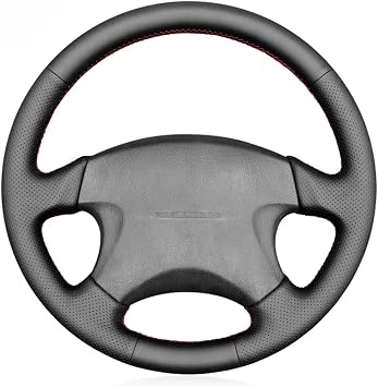 car Steering Wheel Cover Leather for Subaru for Forester Impreza 2001-2004 for Legacy Outback 1999-2003
