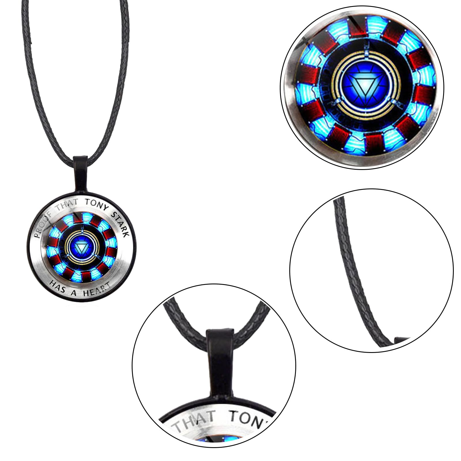 The Avengers Collana Superheroes Collares Collar con Colgante Accesorios 6pcs Anime Personaje Regalo Niños