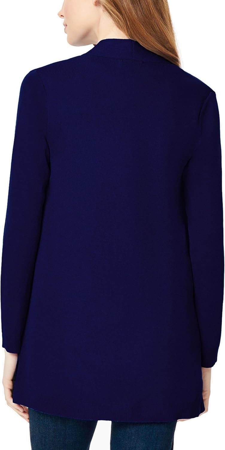 Jones New York Womens Icon Open Front Cardigan Sweater - Image 2