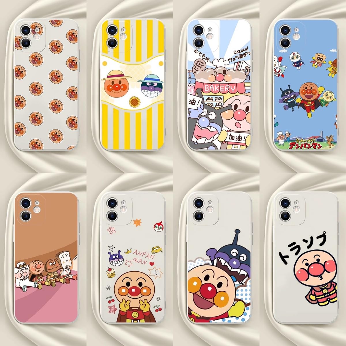 iPhoneケース　スマホケース　デコ　アンパンマン アンパンマンキャラでオーダーいただきました🌈 ありがとうご