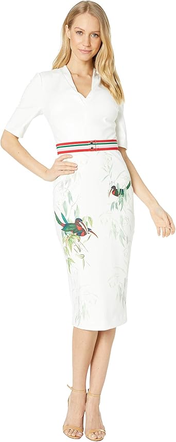 topshop python print dress