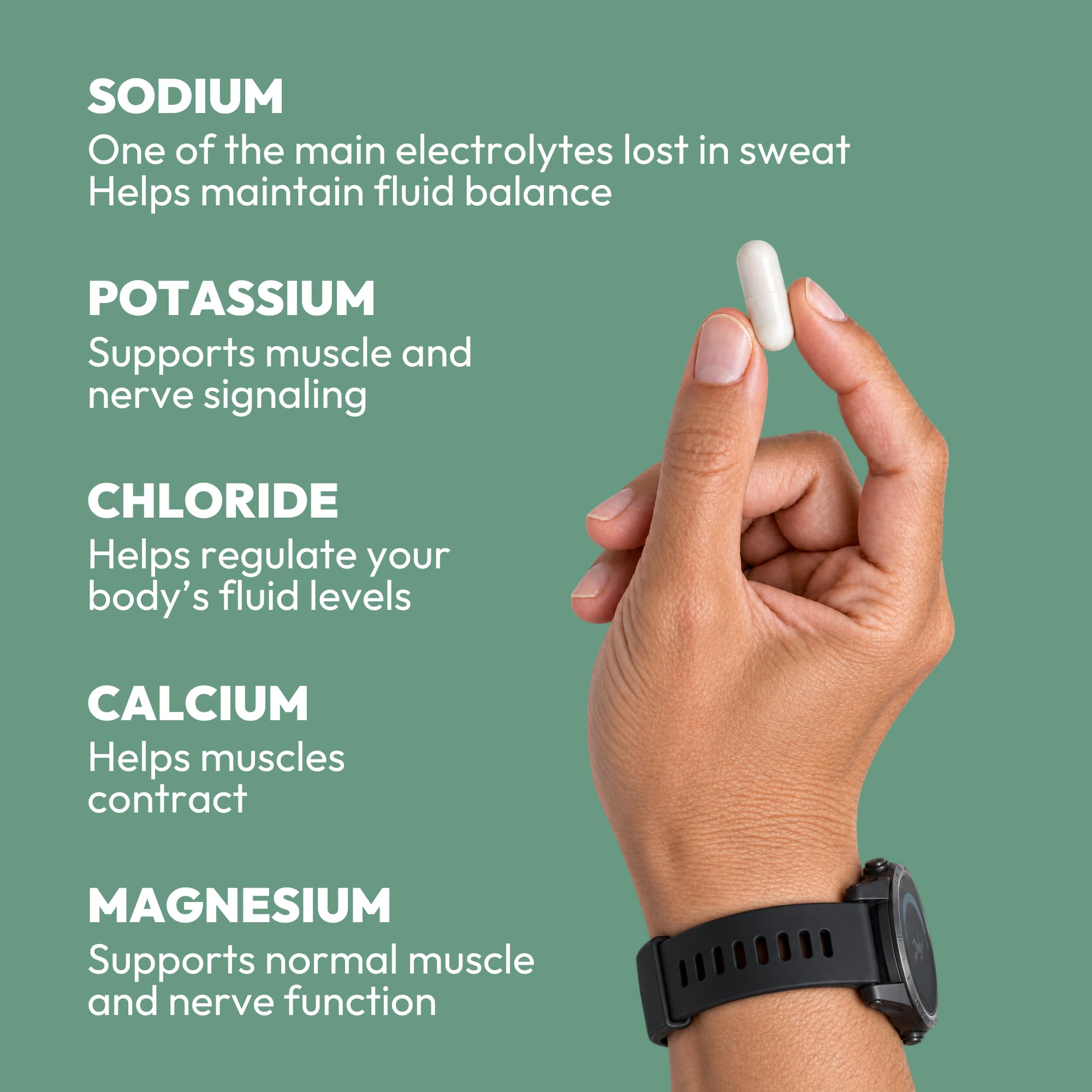 SaltStick Sugar Free Electrolyte Salt Pills Plus Caffeine 0 Calories 100 Ct — Amazon image 6