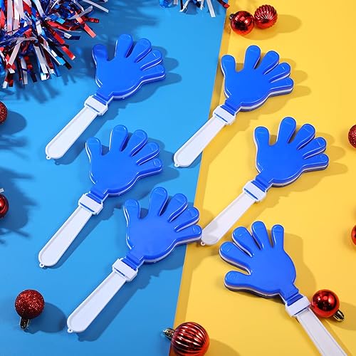 Miniatura 4 de Poen 12 piezas de plástico para hacer ruido, regalos de fiesta de 7.5 pulgadas, juguetes de plástico para eventos deportivos, alegrías, baile,