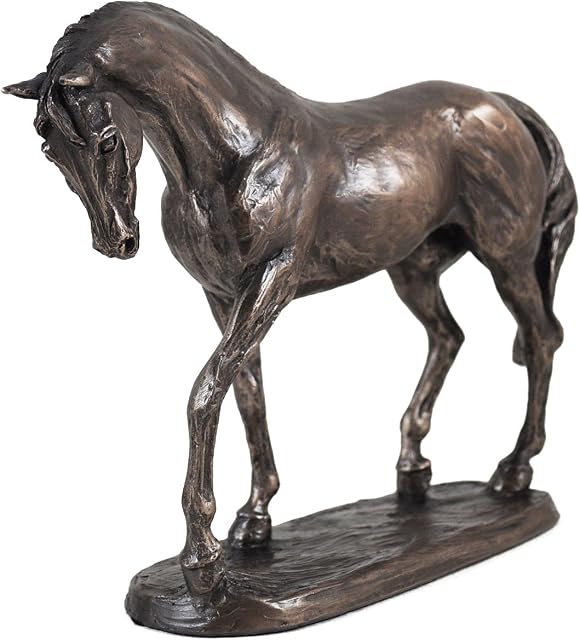 Cold Cast Bronze Horse Nobility by Harriet Glen