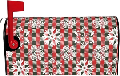 Miniatura 51 de Divertido gnomo de verano para conducir coche y girasol, cubierta magnética para buzón, patrón a cuadros, para decoración del hogar, jardín, 21 x 18