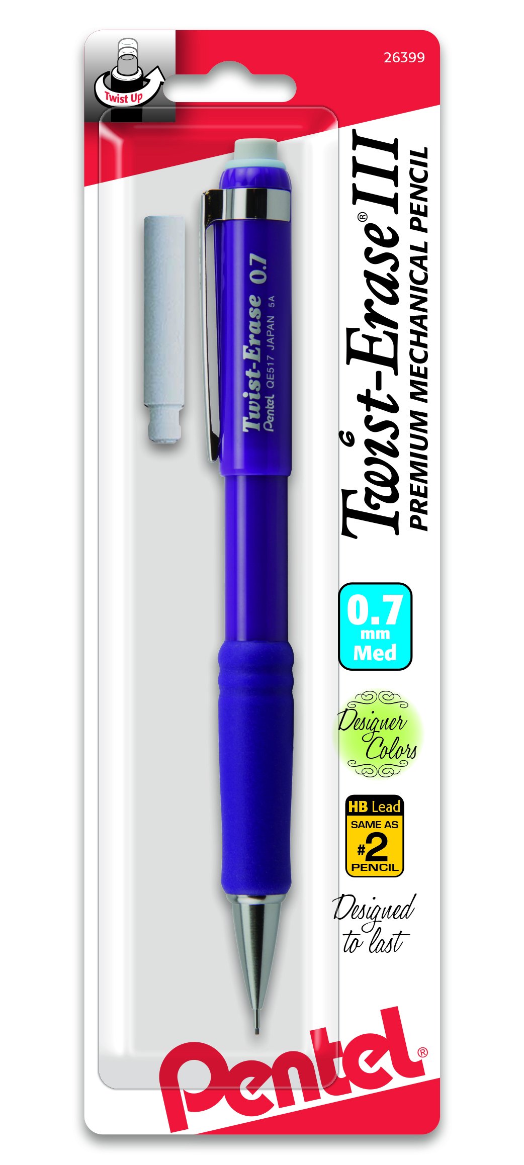 Amazon.co.jp: Pentel (ぺんてる) ツイストイレースIII シャープ