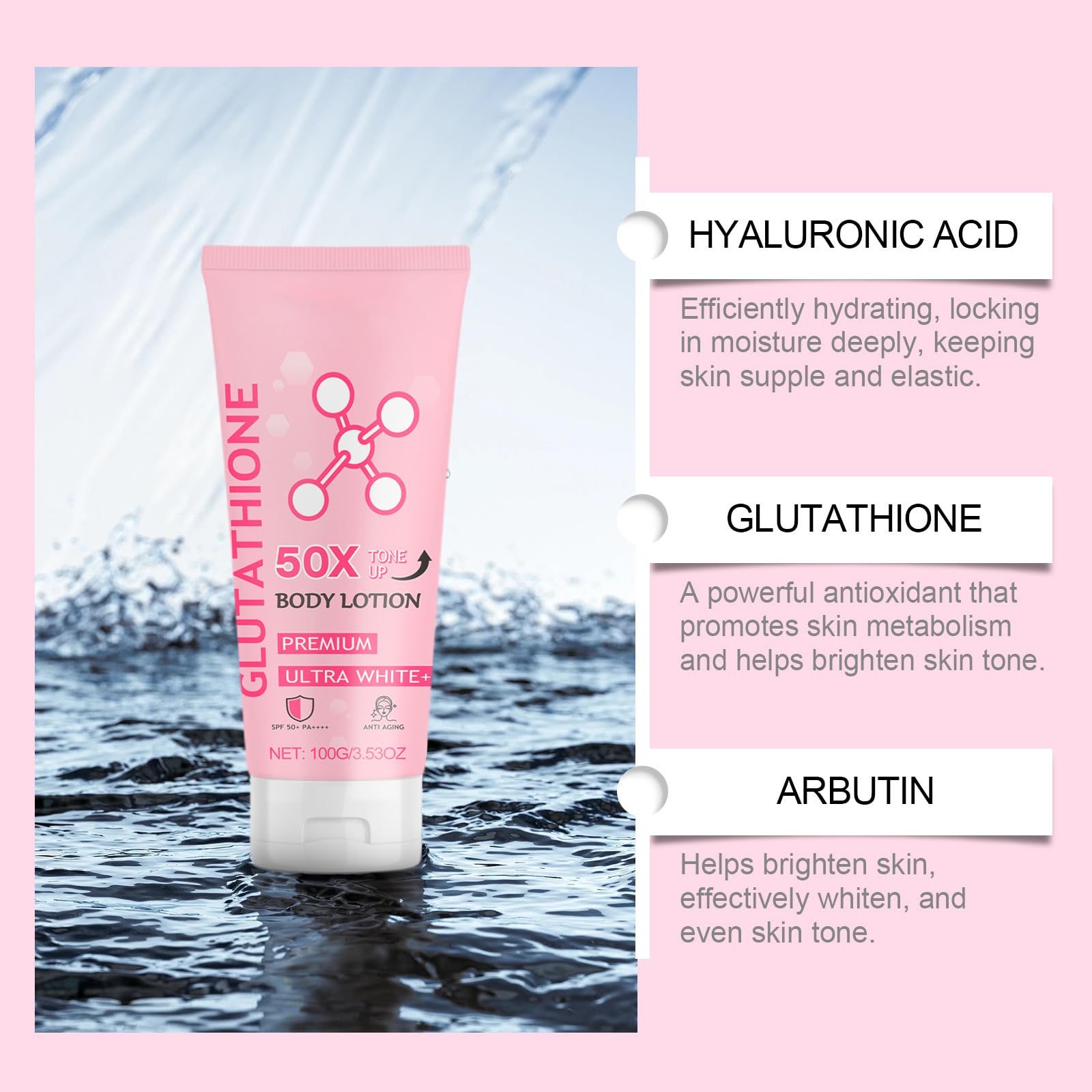 Glutathione 50x Tone Up Body Lotion, Glutathione 50x Tone Up Body
