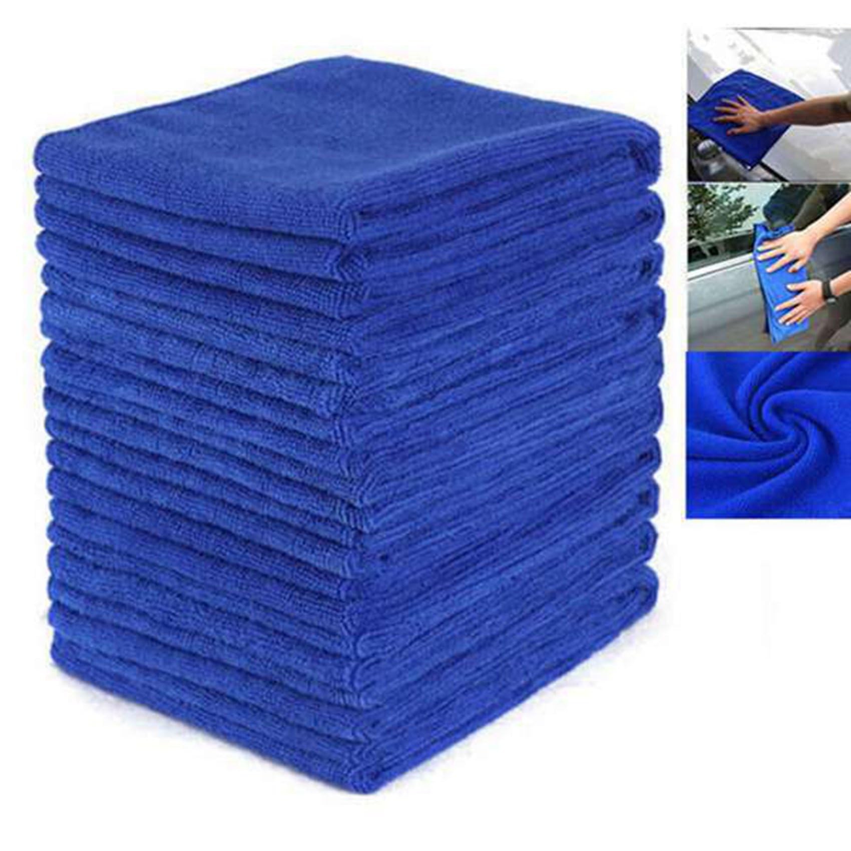 Toalla de Microfibra Absorbente de 200 Uds., Cuidado del Coche, Hogar, Cocina, Lavado, Paño de Lavado Limpio, Toalla