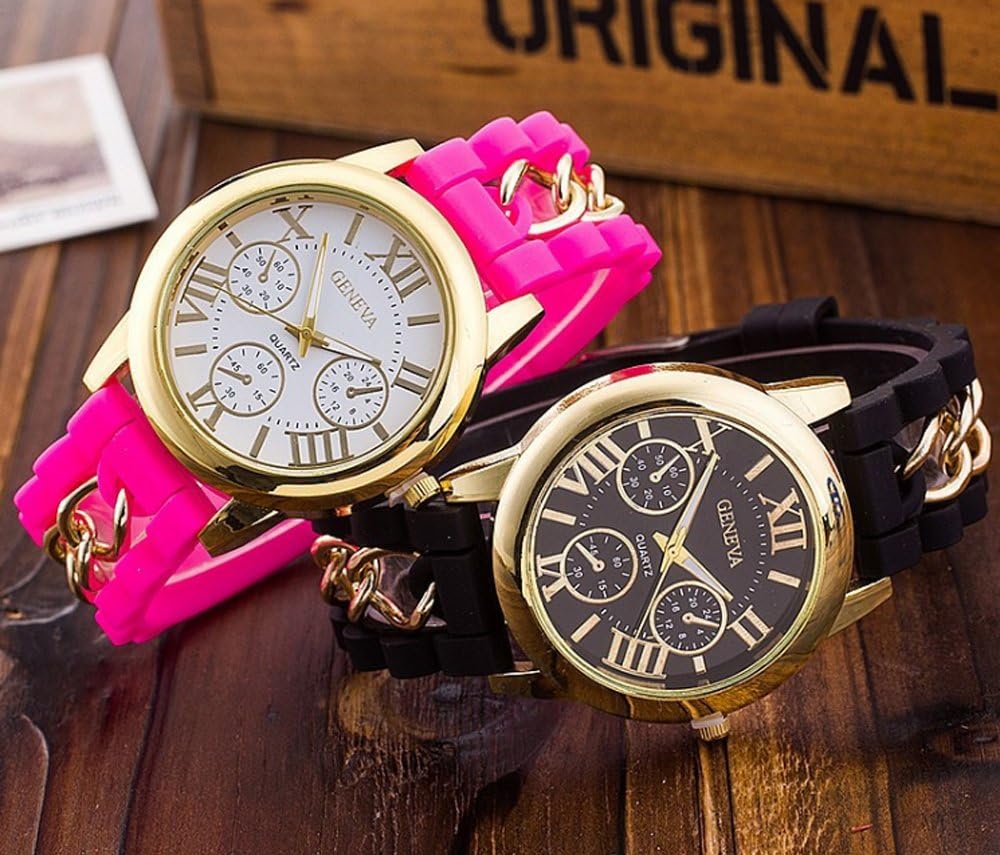 CdyBox Women Men Silicone Band Wholesale 10 Assorted Quartz Watches Jelly Gel Bracelet - Image 8