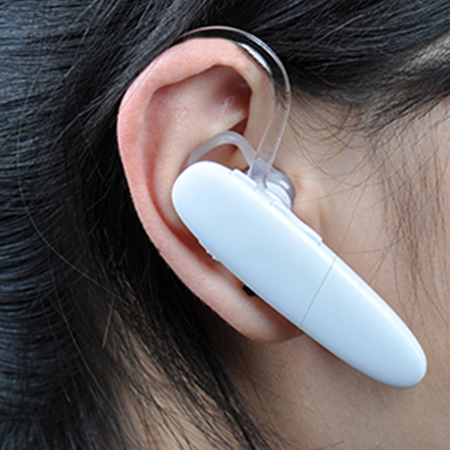 Ganci per l'orecchio con clip per auricolari wireless universali trasparenti da 4 pezzi