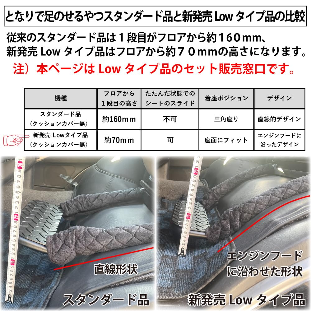 Amazon.co.jp: T&M STYLE 日本製 足のせるやつ＆となりで足のせるやつ