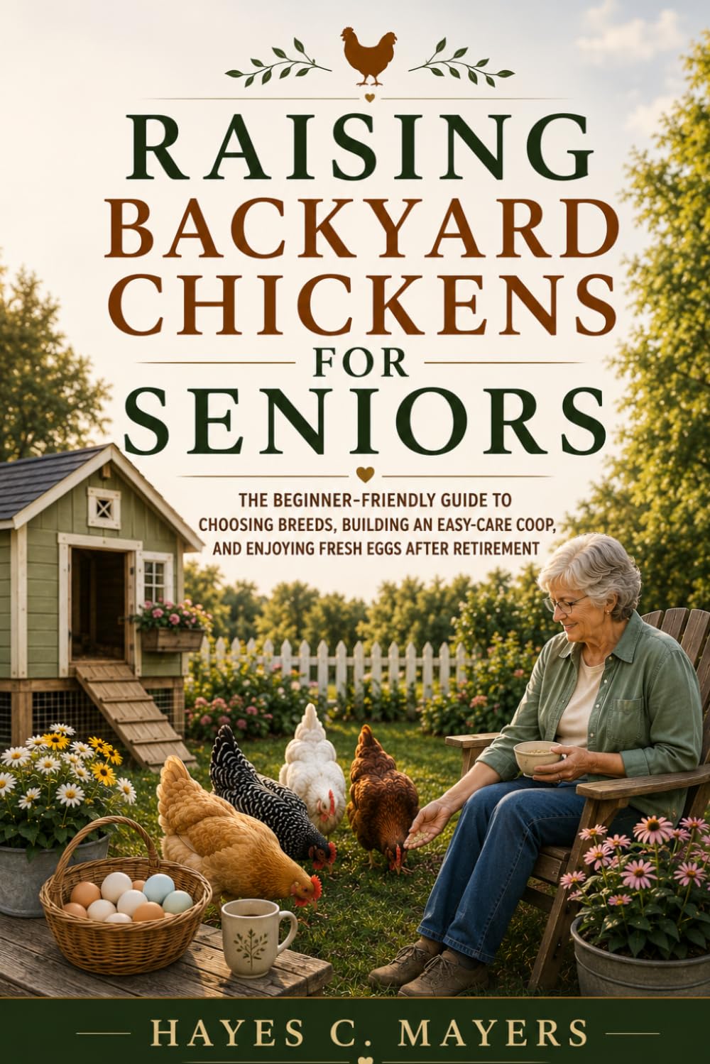 RAISING BACKYARD CHICKENS FOR SENIORS: The Beginner-Friendly Guide to Choosing Breeds, Building an Easy-Care Coop, and Enjoying Fresh Eggs After Retirement