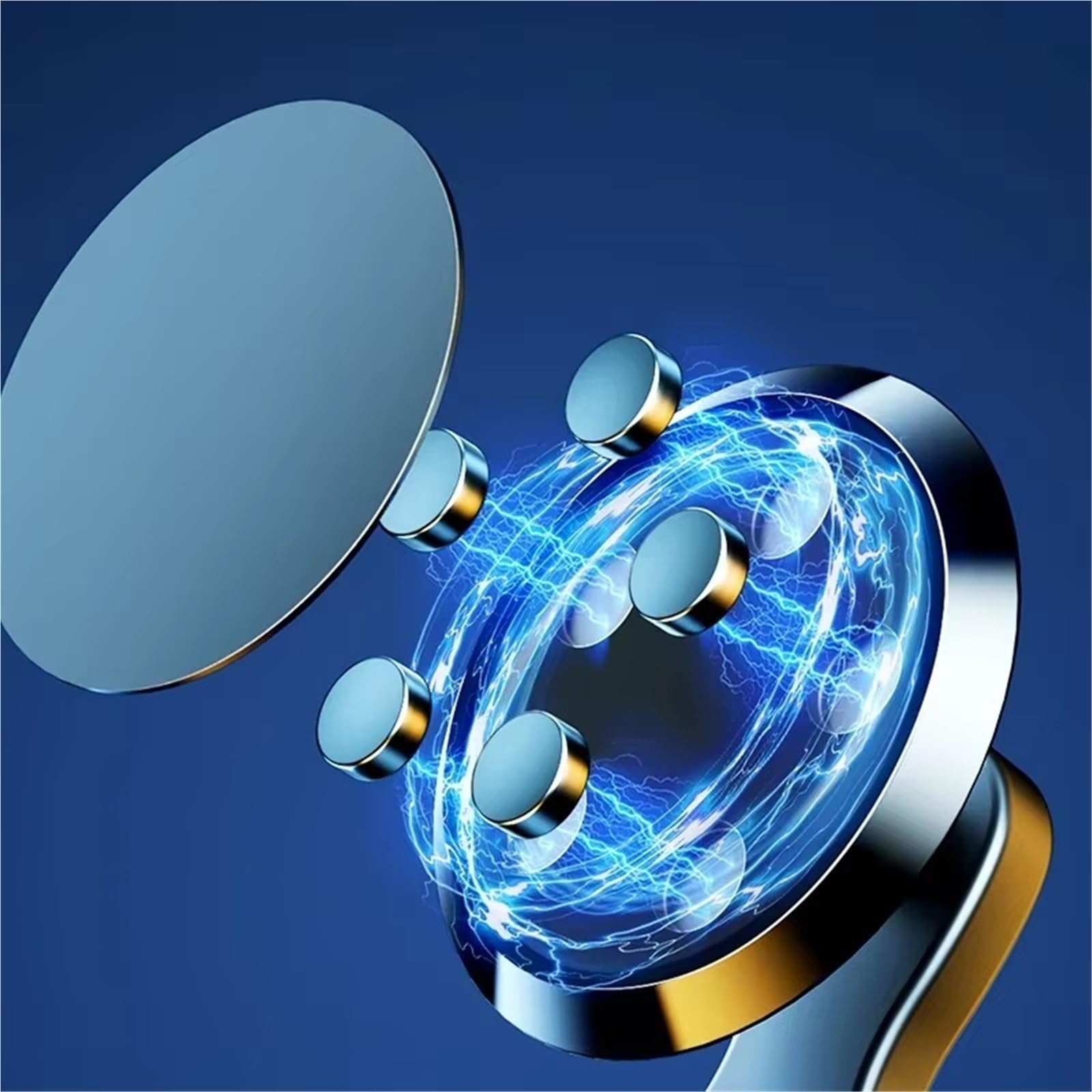 Per Samsung 2024 Supporto Magnetico Universale Auto Scrivania Magnetico Girevole Smartphone Staffa Pieghevole Porta Cellulare Auto