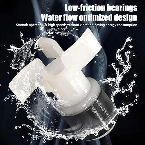 Miniatura 5 de Bomba de repuesto para fuente de agua para mascotas, motor sin escobillas USB de 5 V con caja de filtro, bomba sumergible de bajo ruido con LED para