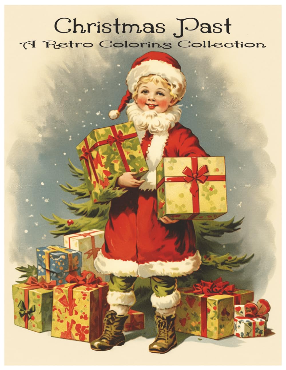 Christmas Past: A Retro Coloring Collection: Nostalgic Holiday Scenes to Color and Cherish