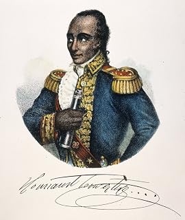 Toussaint LOuverture N(1743-1803) Pierre Dominique Toussaint LOuverture Haitian General And Liberator French Lithograph 19Th Century Poster Print by (18 x 24)