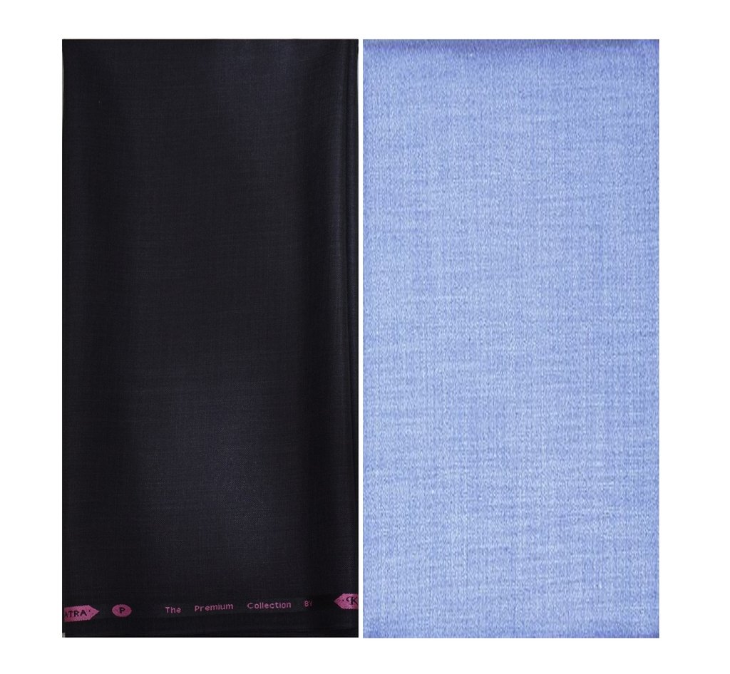 Men's Executive Shirt & Trouser Fabric Combo Set (1 Pant and Shirt Piece for Men)-image-31