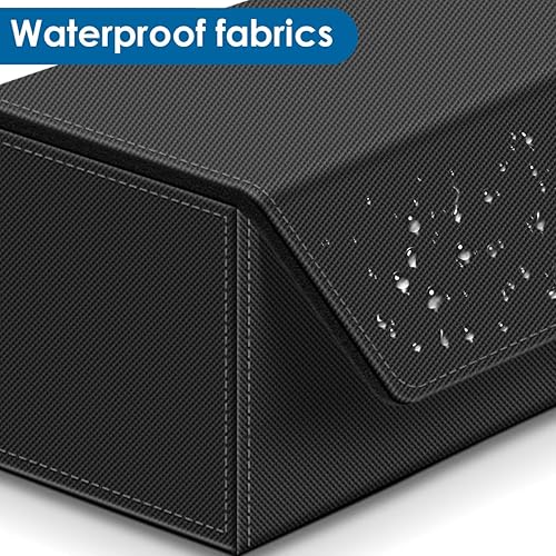 Miniatura 6 de Funda para cartas intercambiables, de cuero, cierre magnético, caja de almacenamiento para tarjetas de comandante, con capacidad para más de 600