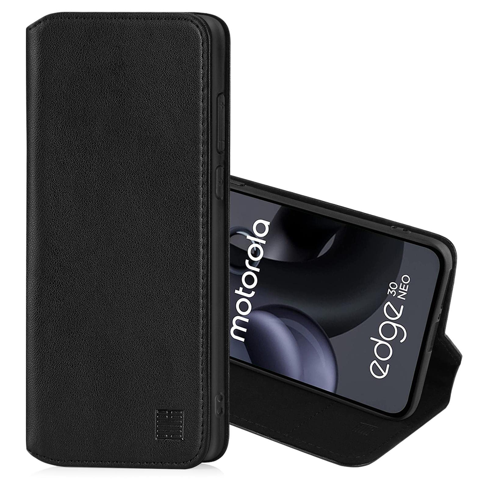 32nd Classica 2.0 - Custodia in Pelle Vera Cover per Motorola Moto Edge