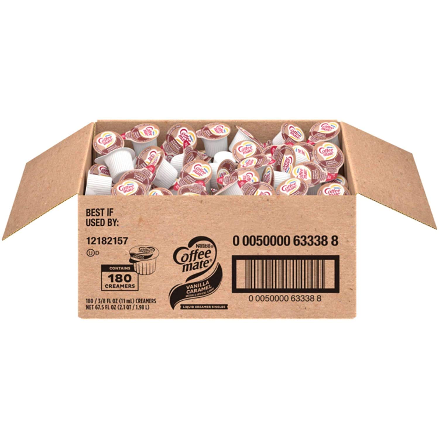 Nestle Coffee Mate śmietanka do kawy waniliowy karmel pojedynczy 180 ct