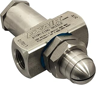 EXAIR AF6020SS No Drip Atomizing Nozzle, 231 GPH Maximum Flow Rate, 874 LPH Max