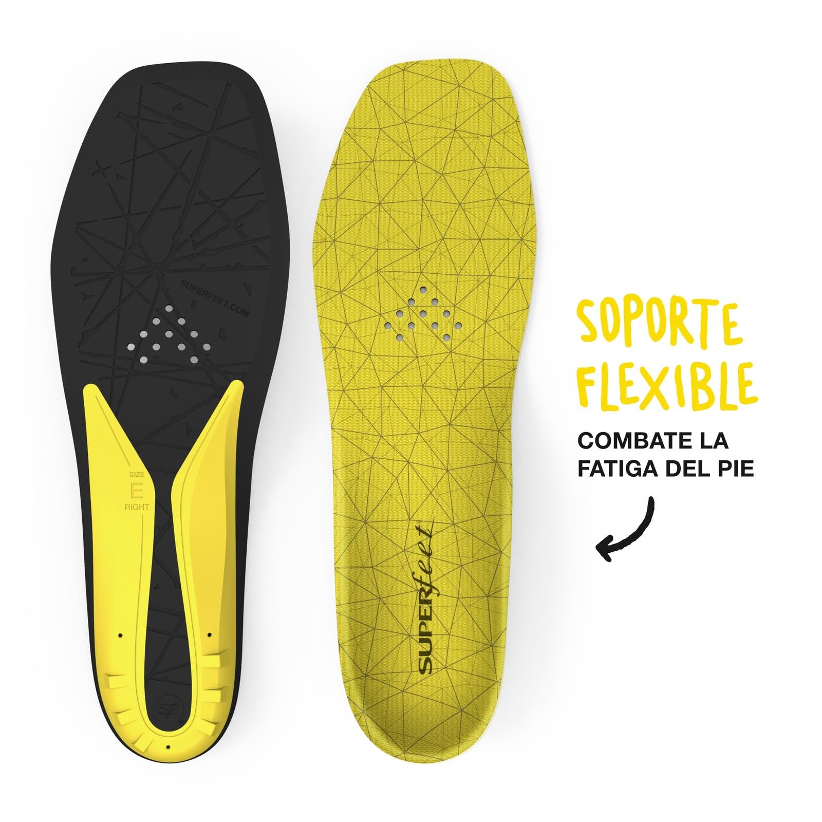 Superfeet - Plantillas Acolchadas Hockey - Plantillas de Espuma Para Patines | Plantillas de Espuma para Patines, Soporte Flexible del Talón, Antepié Perforado con Control de Olores