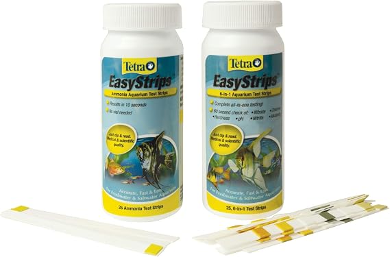 Tetra EasyStrips Complete Aquarium Water Test Kit, 25 Count