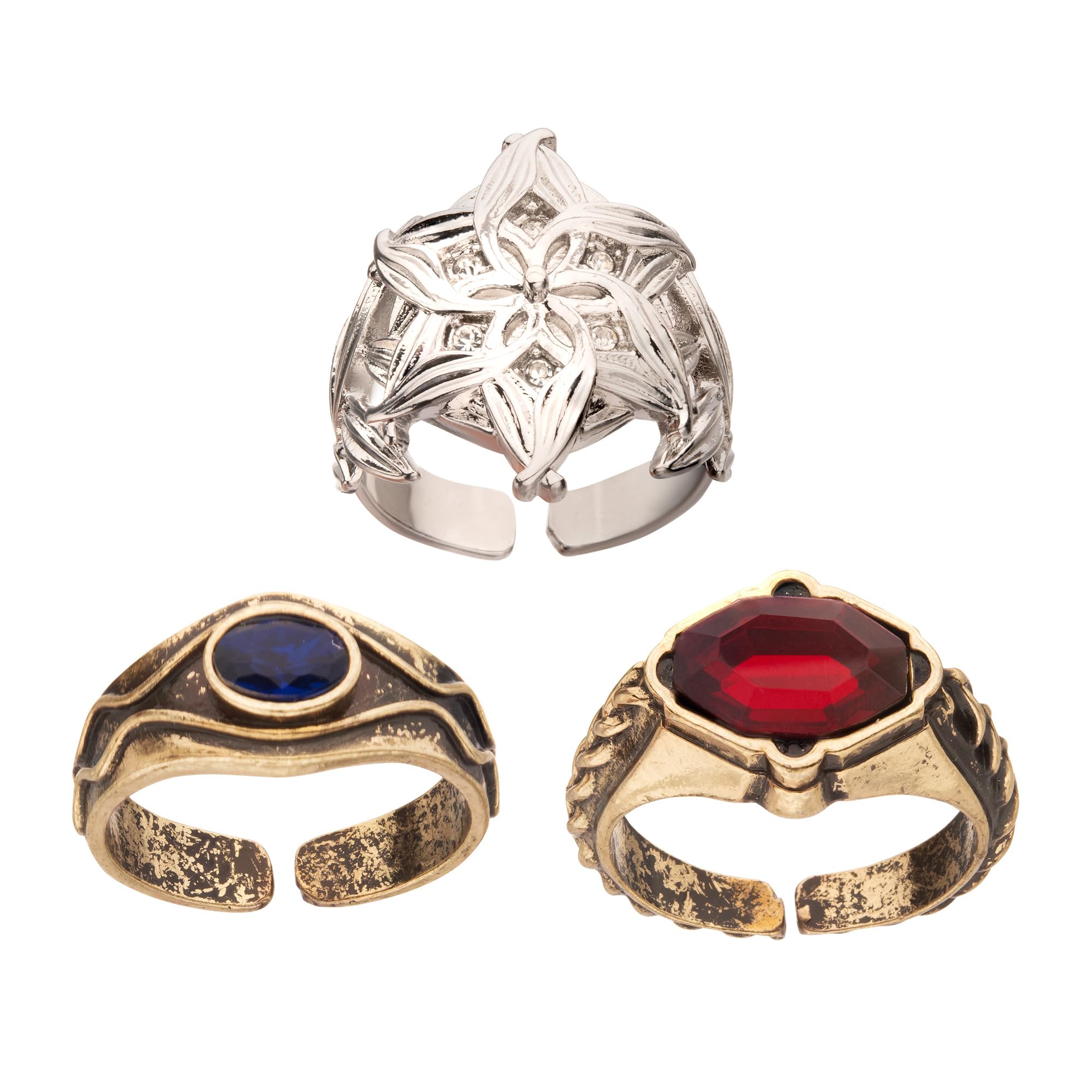 SalesOne The Lord of the Rings Three Elven Adjustable Ring Set