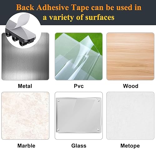 Miniatura 4 de SOULWIT Soporte de cables mejorado, organizador de cables de silicona autoadhesivos para escritorio, cable de alimentación USB, cable de