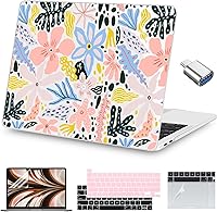 Vista 1 de Teryeefi para MacBook Pro Funda de 13 pulgadas 2022 2021 2020-2016 A2338 M2/M1 A2251 A2289 A2159 A1989 A1706, Funda rígida transparente para laptop