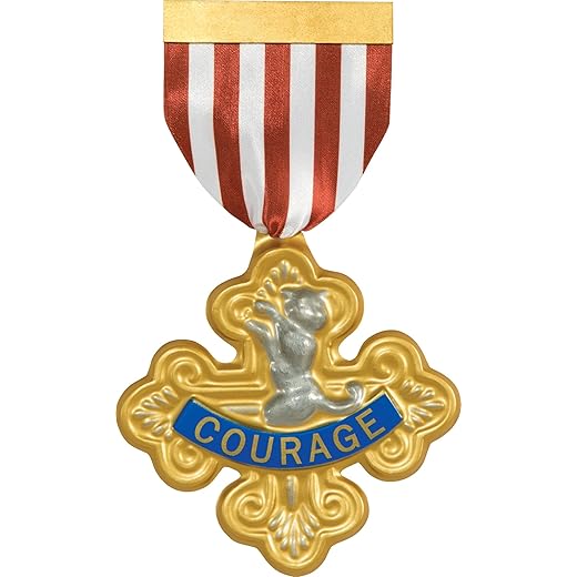 Wizard of Oz Cowardly Lion-Badge of Courage, 75th Anniversary Edition