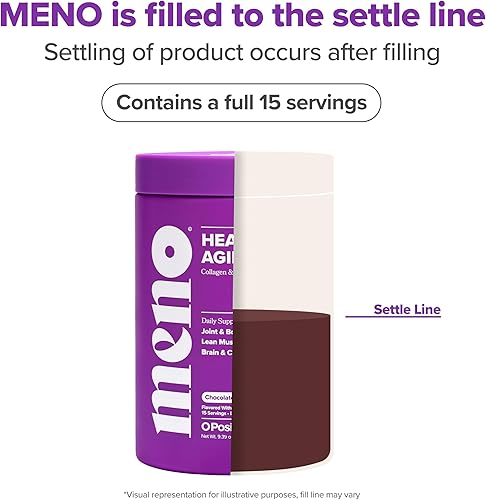 Miniatura 6 de MENO - Colágeno y proteína en polvo para envejecimiento saludable – Apoya la salud de las articulaciones y los huesos, la masa muscular magra