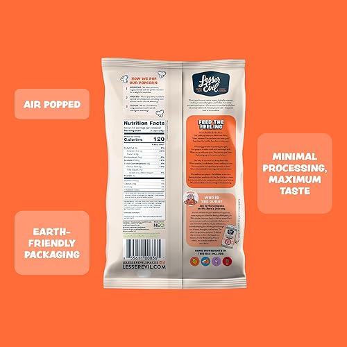 Miniatura 39 de LesserEvil Paquete variado de palomitas de maíz orgánicas, sal rosa del Himalaya (bolsa de 4.6 onzas), oro del Himalaya (bolsa de 4.6 onzas) y sabor