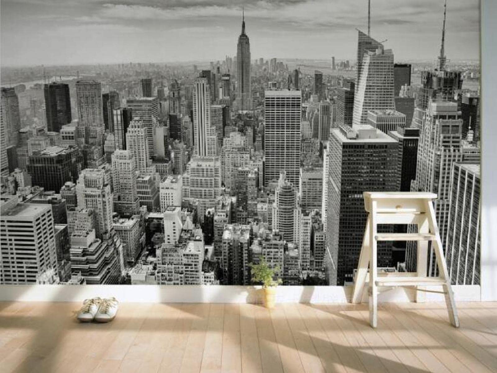 Papier peint mural 3D architectural pour salon et chambre