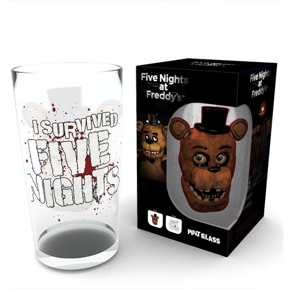 GB eye LTD, Five Nights at Freddys, Fazbear, Large Glasses, Multi-Colour, 1 Count (Pack of 1)