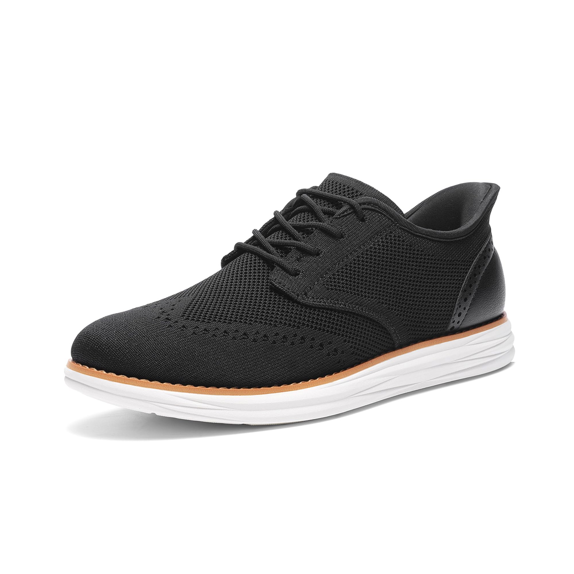 Bruno Marc Męskie trampki KnitFlex Craft Mesh Oxfords Casual Dress sznurowane lekkie buty do chodzenia
