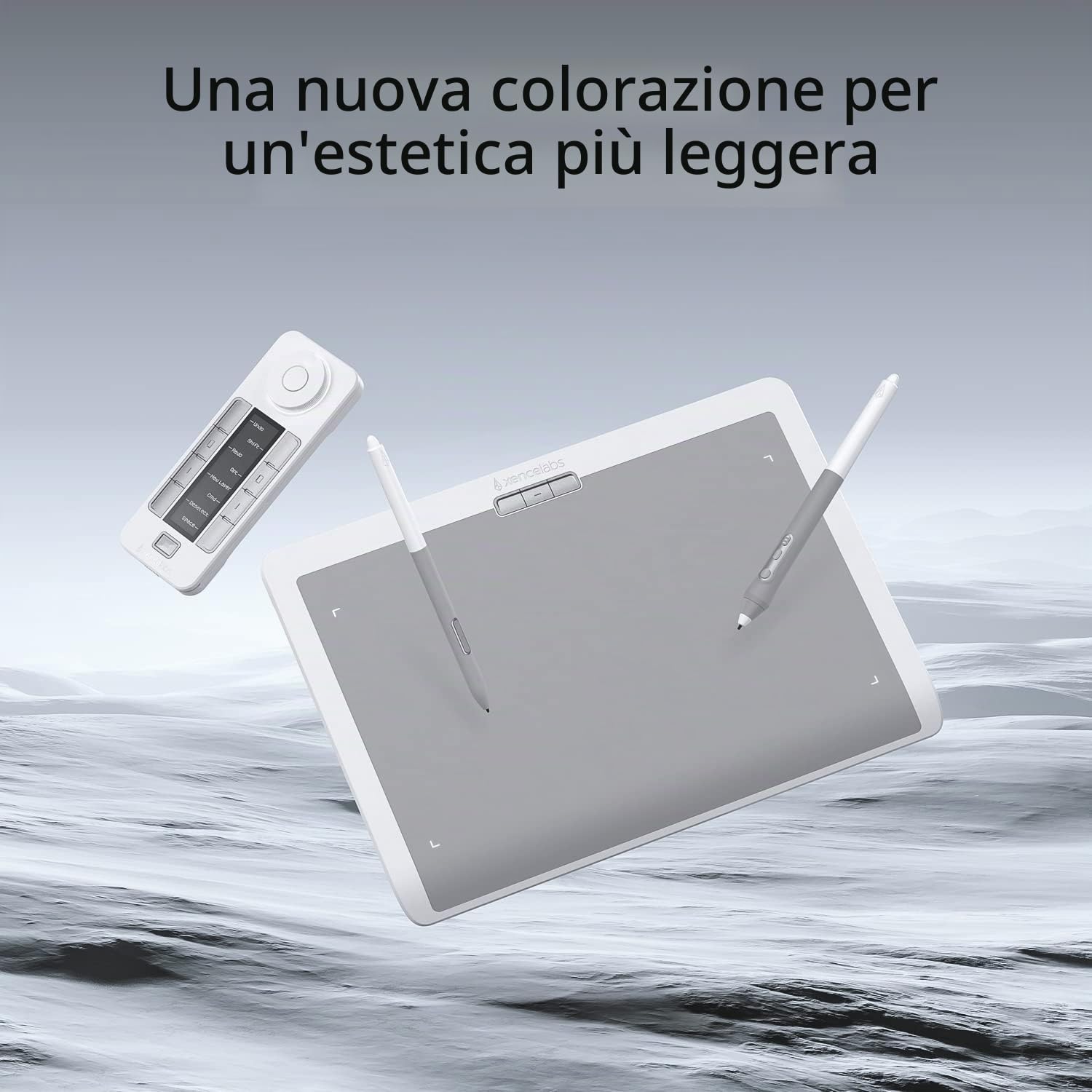 Xencelabs Pen Tablet Medium Bundle SE Tavoletta Grafica con Quick Keys, 2 Penne senza Batteria 8192 Livelli di Pressione 12 pollici Professionale Tavola Grafica per Windows-ARM/Windows/Mac/Linux