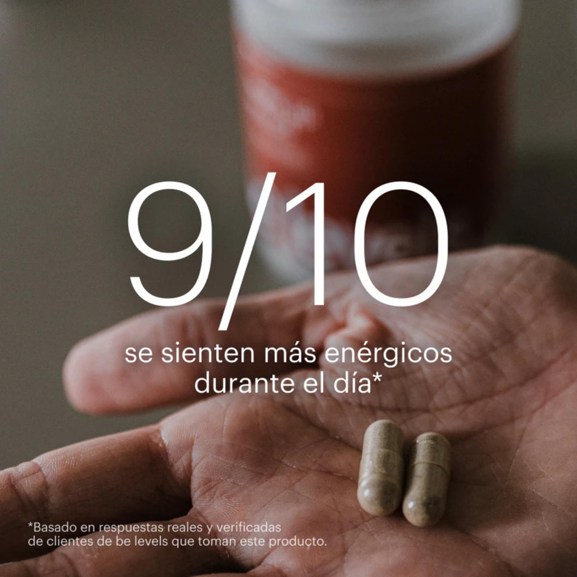 Nootrópico Natural para Memoria y Concentración con Gingko Biloba + Ginseng Rojo Coreano + Bacopa Monnieri - Vitaminas para Estudiar y Memorizar Nootropic Vegano Sin Gluten | wake up mood - be levels